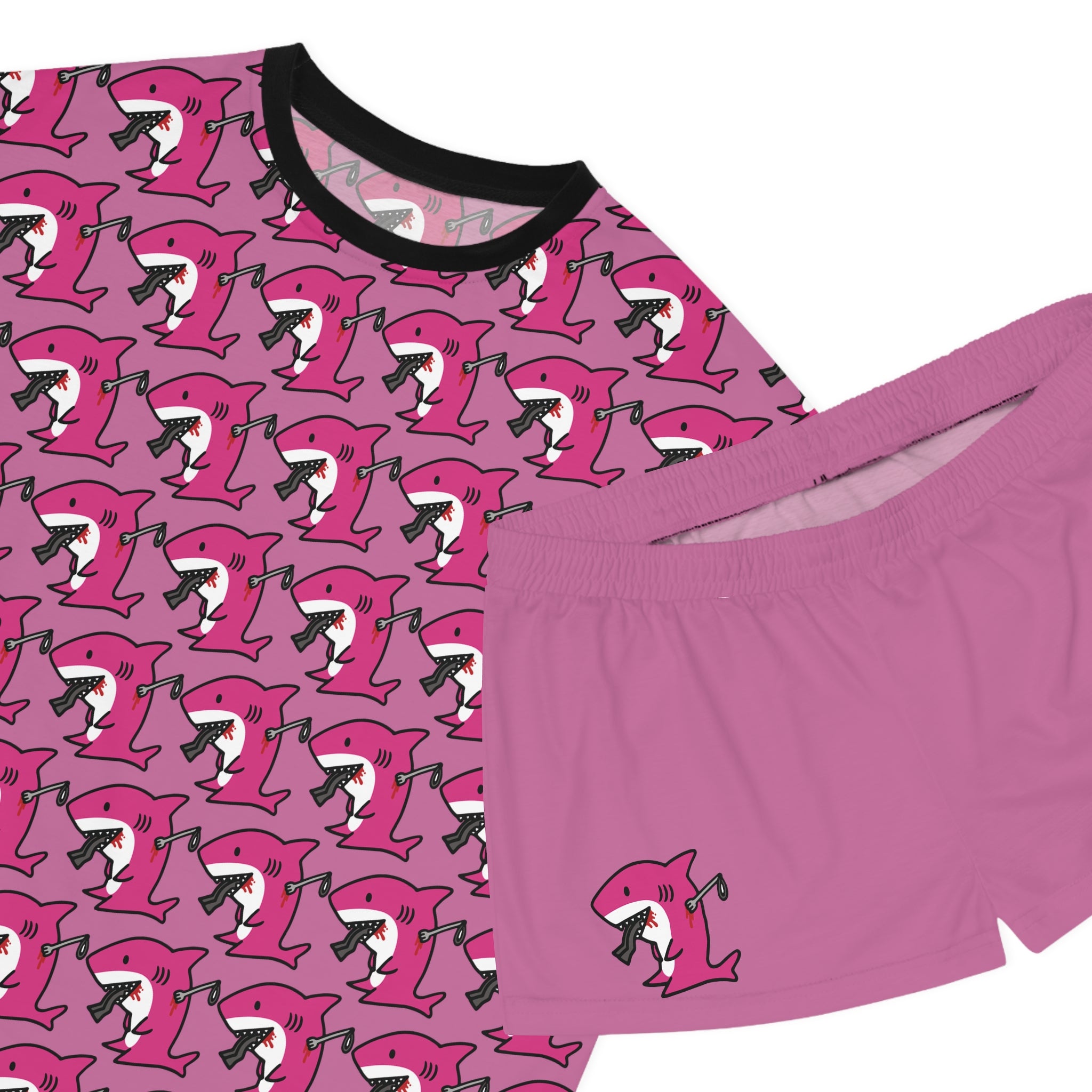 Slit Gill Pink Pajama Set